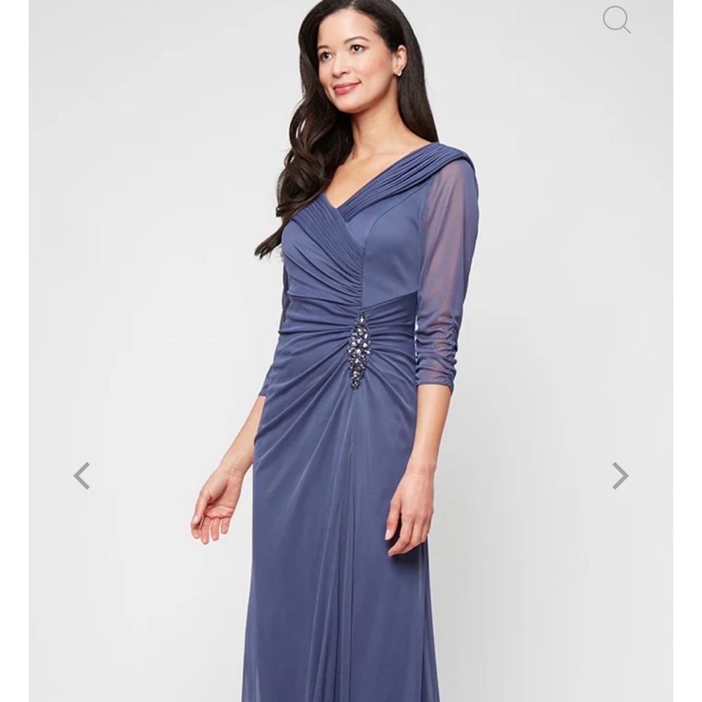 Alex Evenings Deep Violet Gown